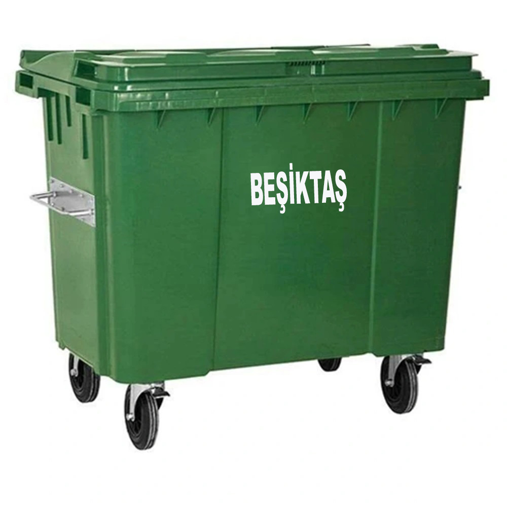 Beşiktaş 660 Litre Plastik Çöp Konteyneri